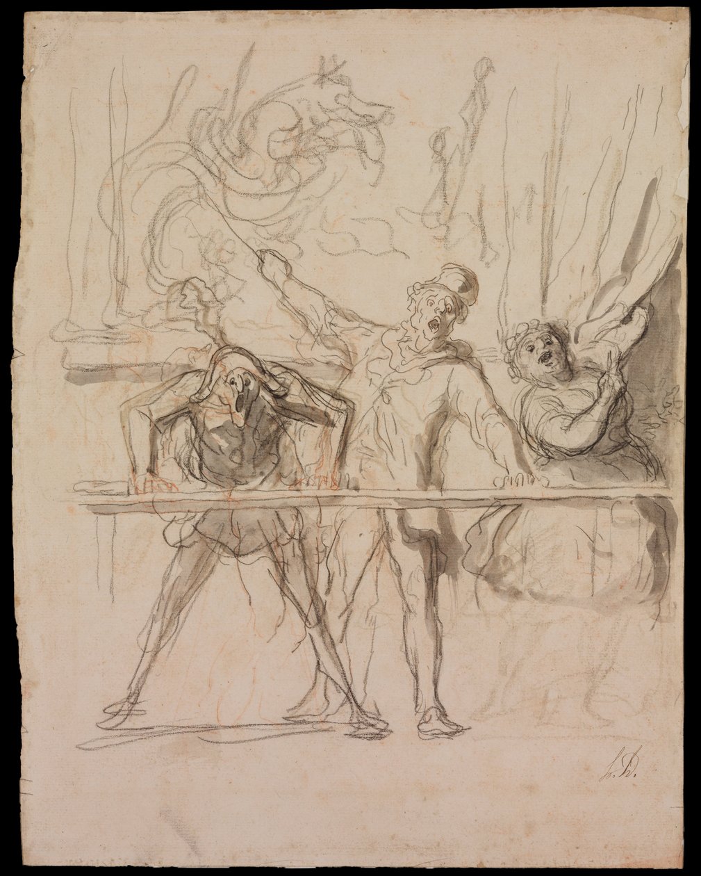 Le Side-Show - Honoré Daumier