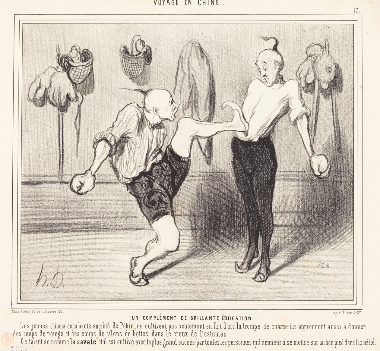 Un Complément de brillante éducation - Honoré Daumier
