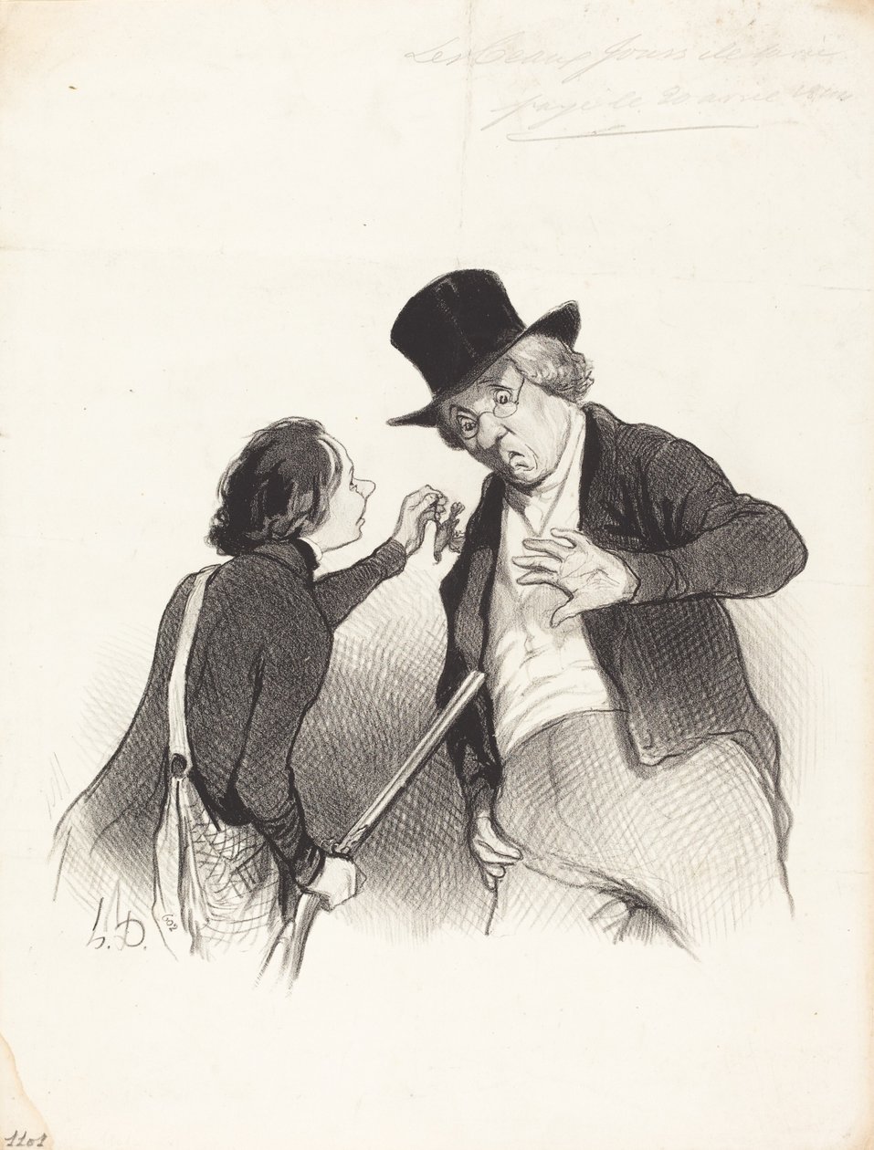 Un début à la chasse - Honoré Daumier
