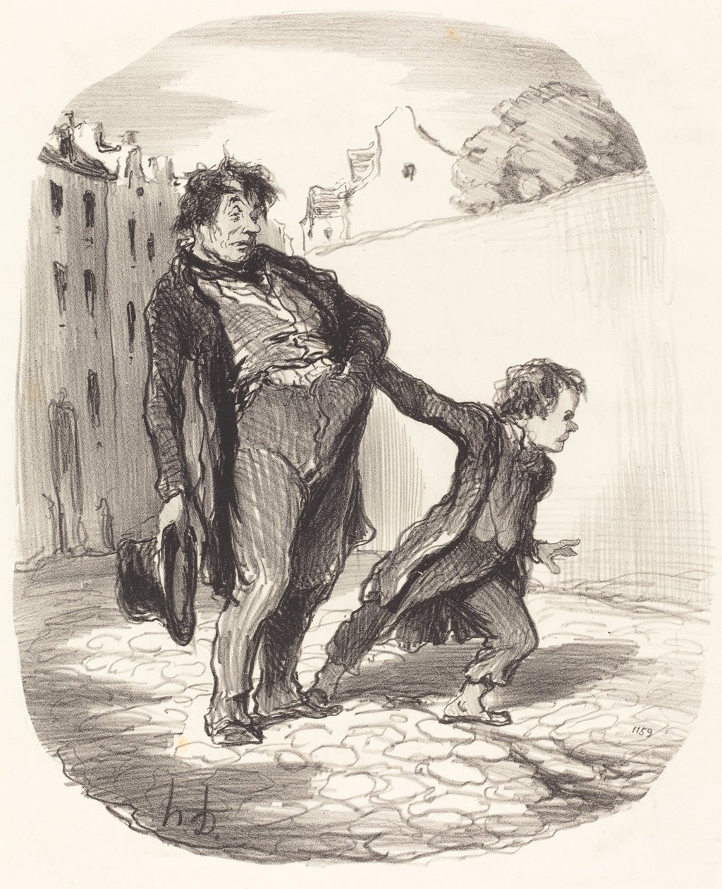 Un Fils modèle - Honoré Daumier