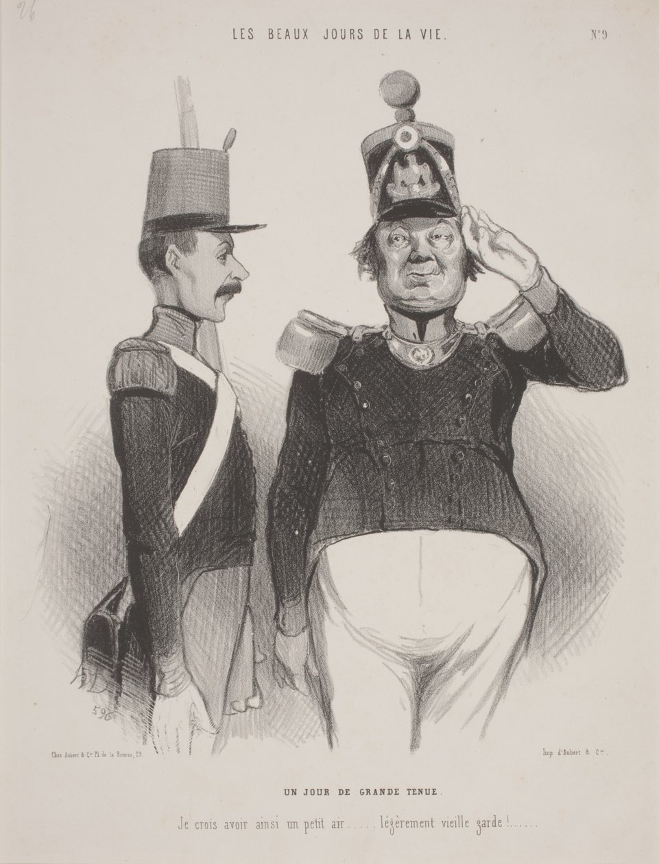 Un jour de grande tenue - Honoré Daumier