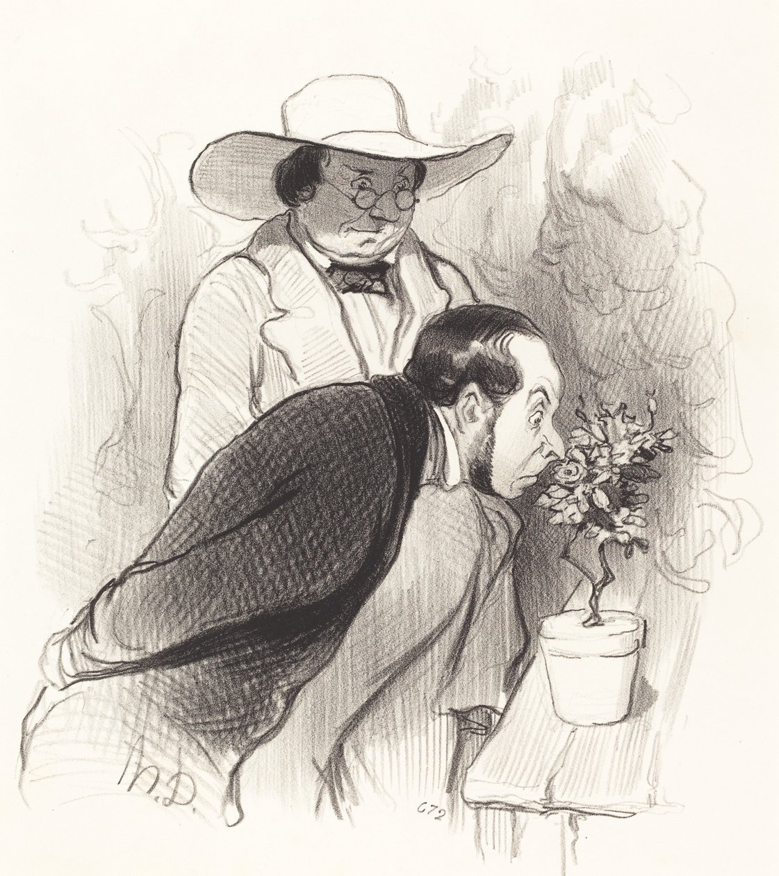 Un Triomphe de botaniste - Honoré Daumier