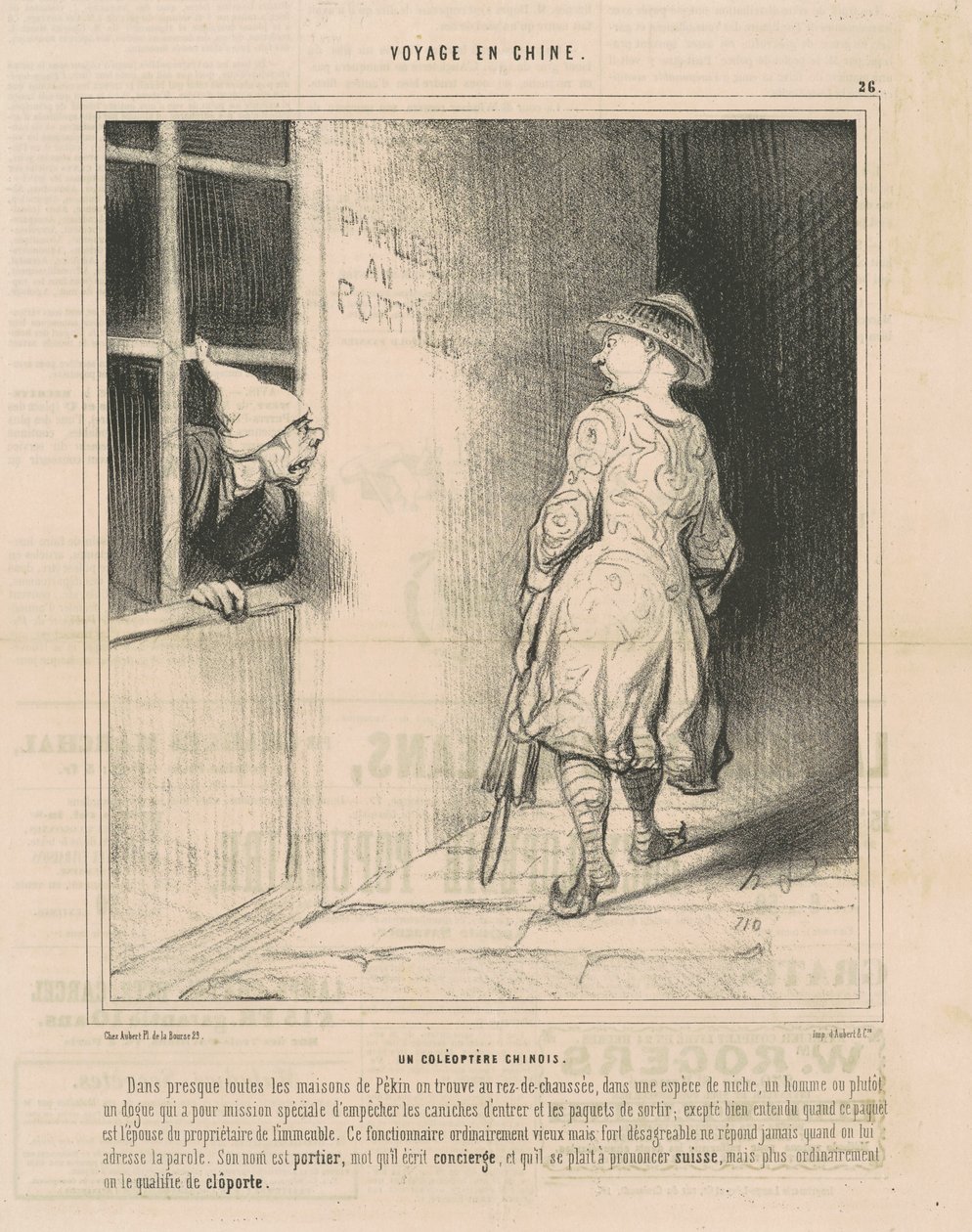 Un coléoptère chinois - Honoré Daumier