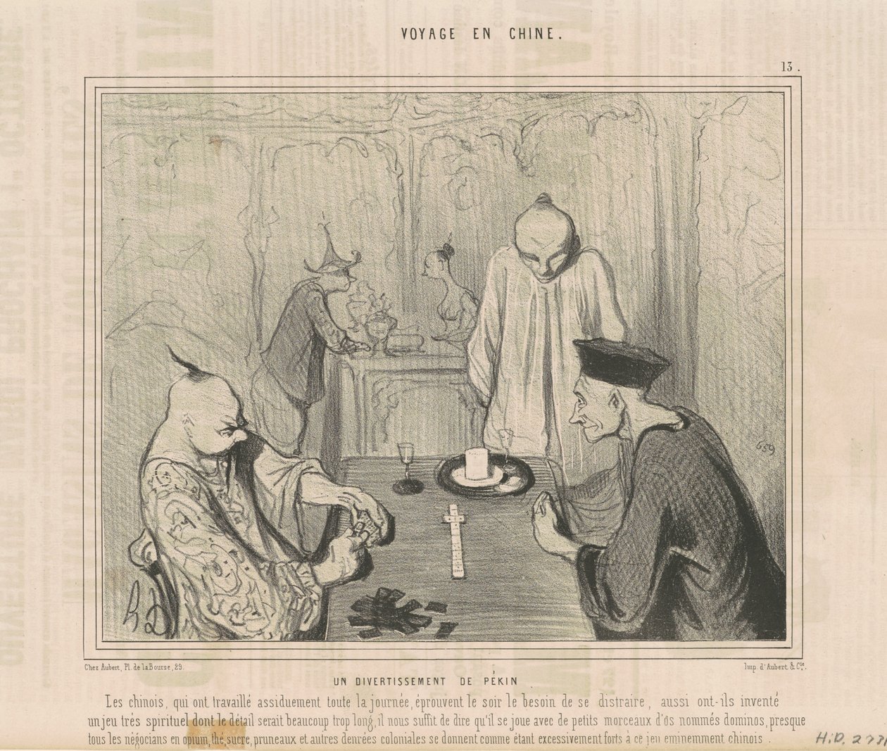 Un divertissement de pékin - Honoré Daumier