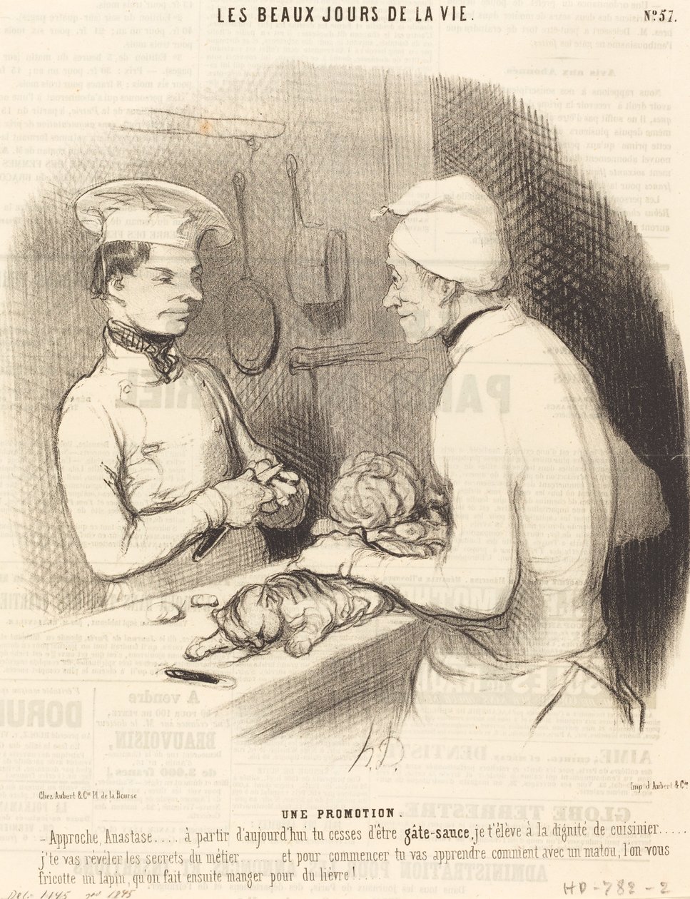 Une promotion - Honoré Daumier