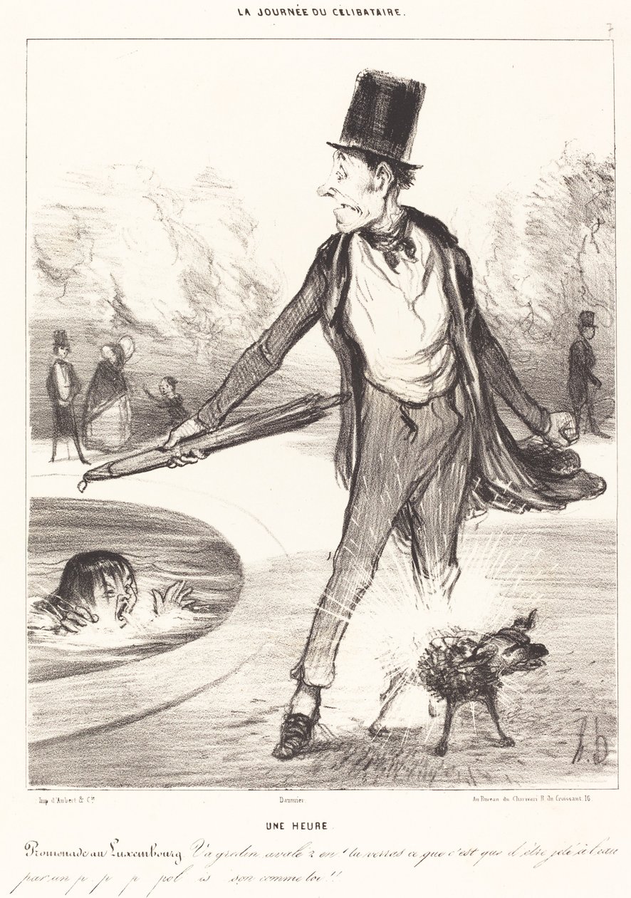 Une heure - Honoré Daumier