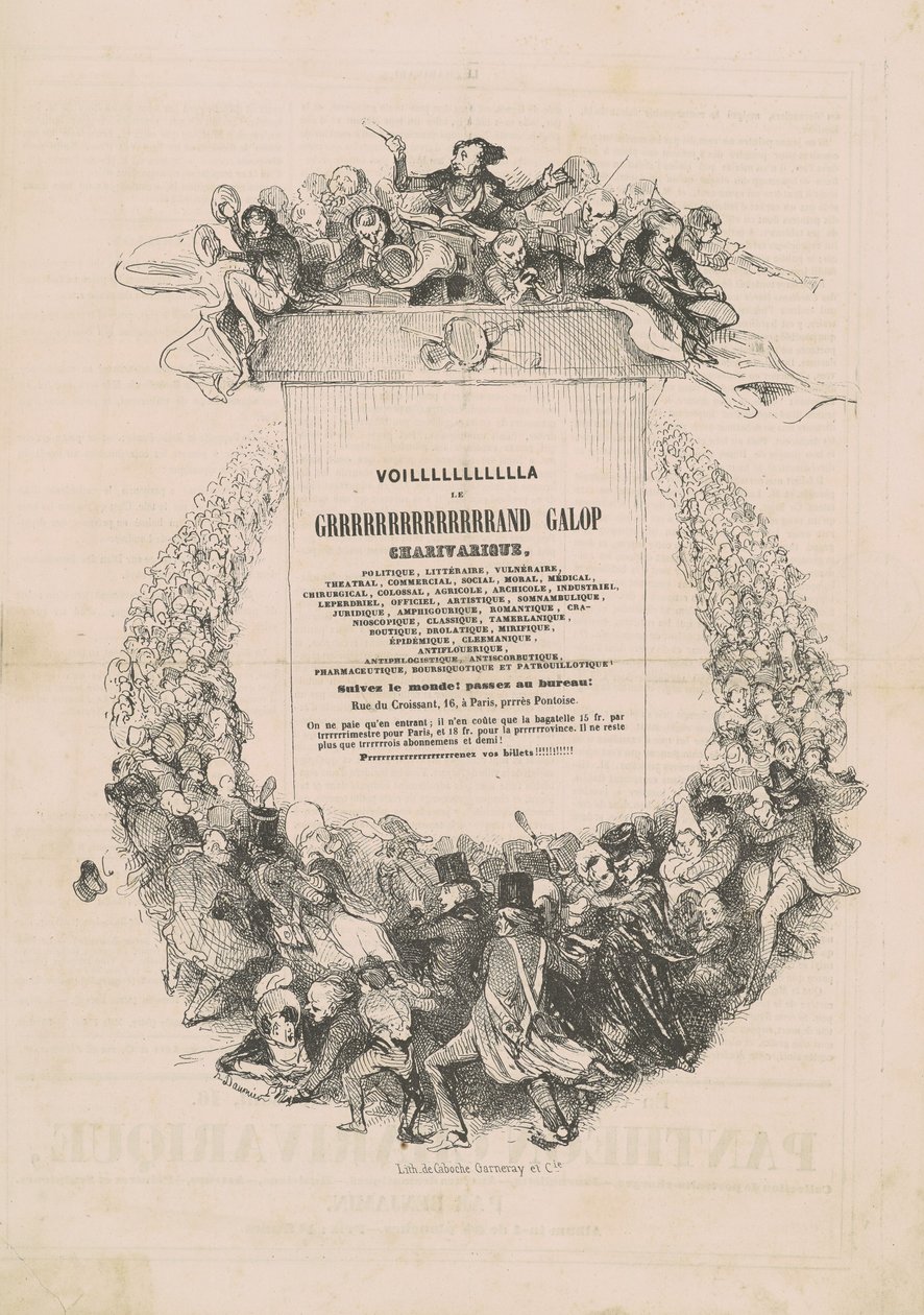 VOILLLLLLLLLLLA LE GRRRRRRRRRRRRRRAND galop charivarique - Honoré Daumier