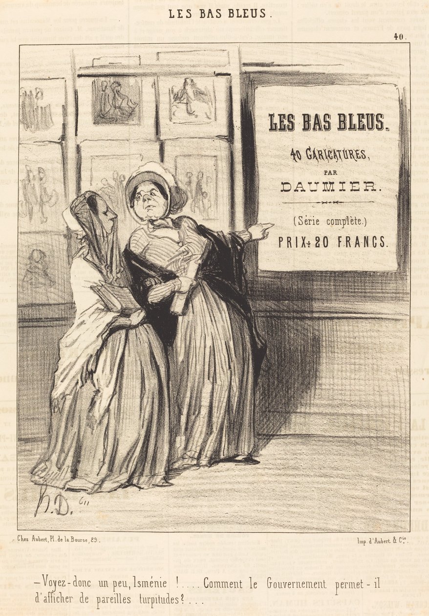 Voyez donc un peu, Isménie!... - Honoré Daumier