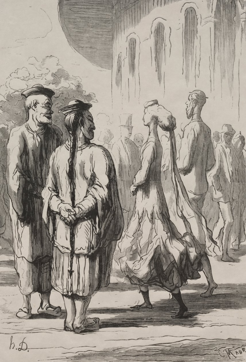 Qui sont les vrais Chinois? - Honoré Daumier