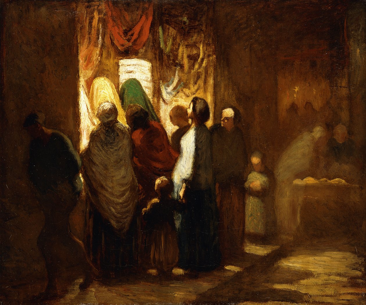 Lèche-vitrine - Honoré Daumier