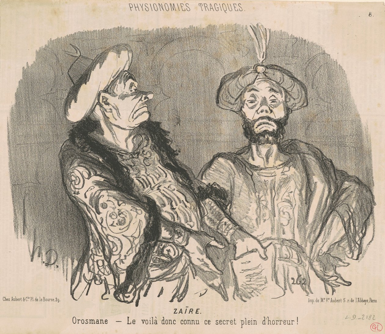 Zaïre - Honoré Daumier