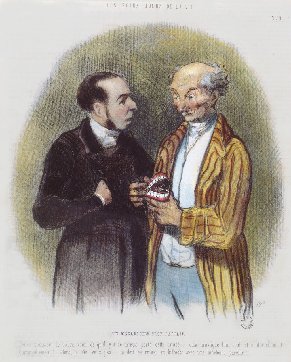 Un technicien parfait - Honoré Daumier