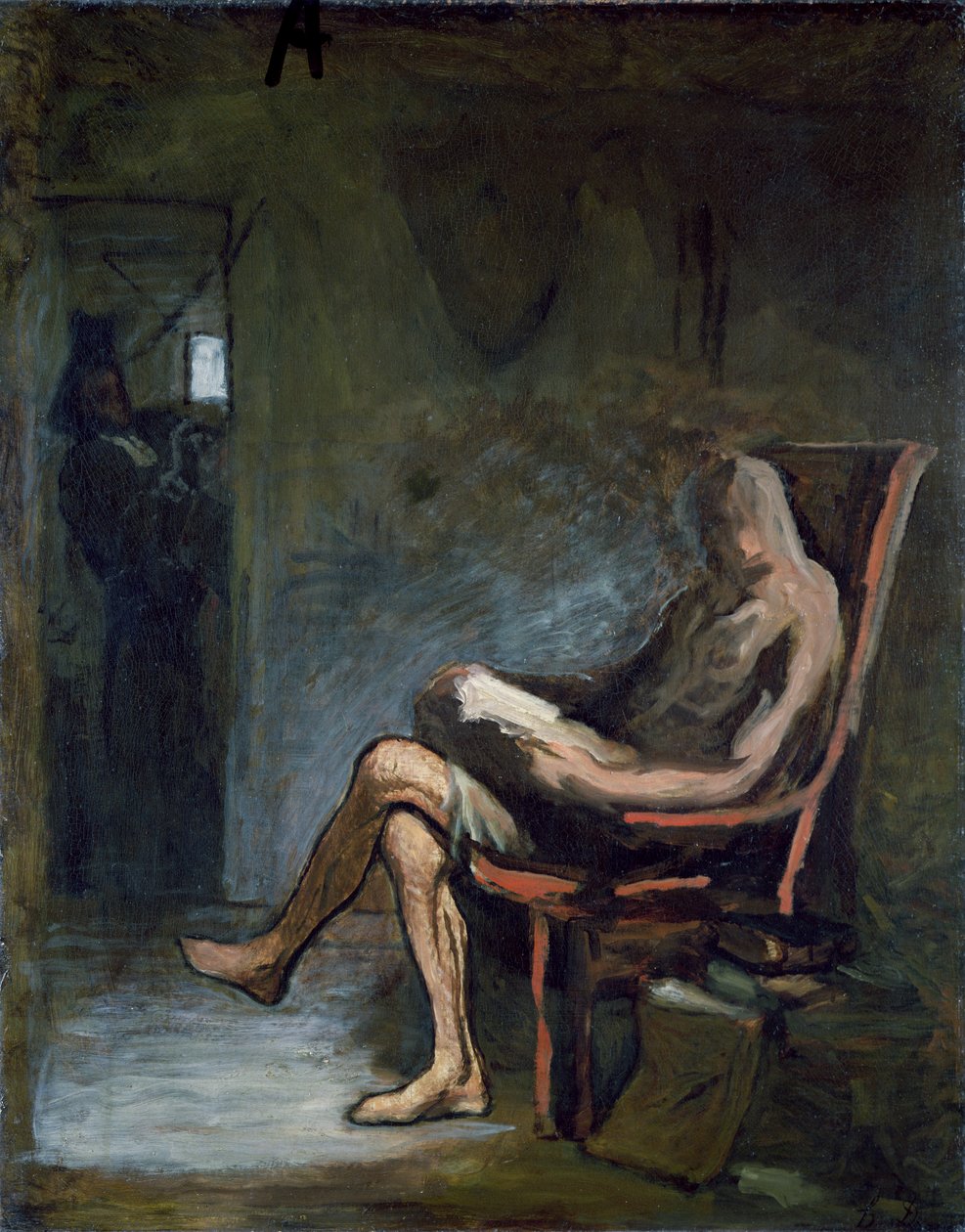 Don Quichotte lisant - Honoré Daumier