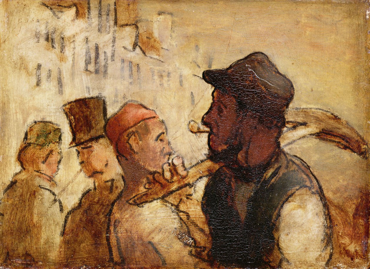 Ouvriers dans la rue - Honoré Daumier