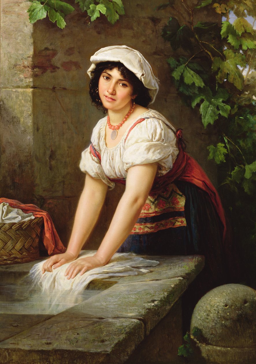 Lessive au Puits, 1896 - Horace Henry Cauty