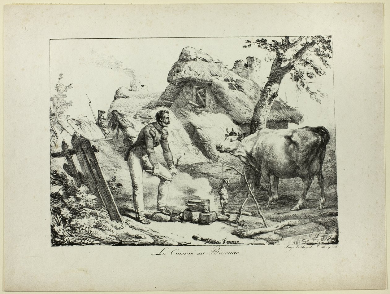Bivouac Kitchen - Horace Vernet
