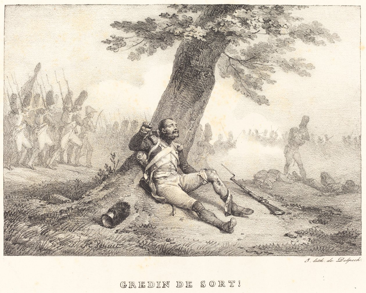 Gredin de Sort!... - Emile Jean Horace Vernet