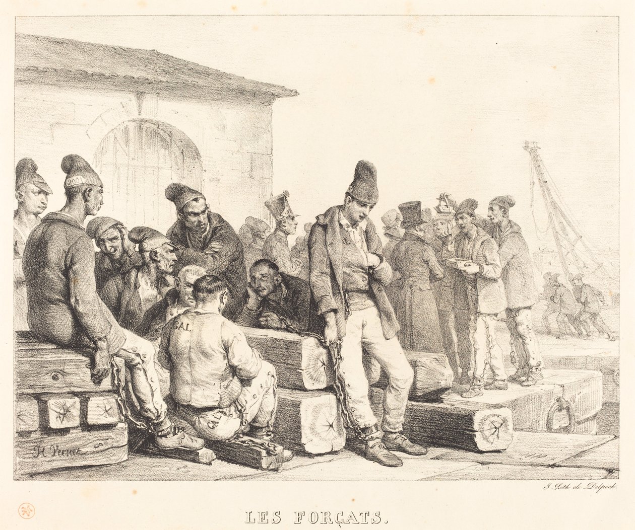 Les forçats - Emile Jean Horace Vernet