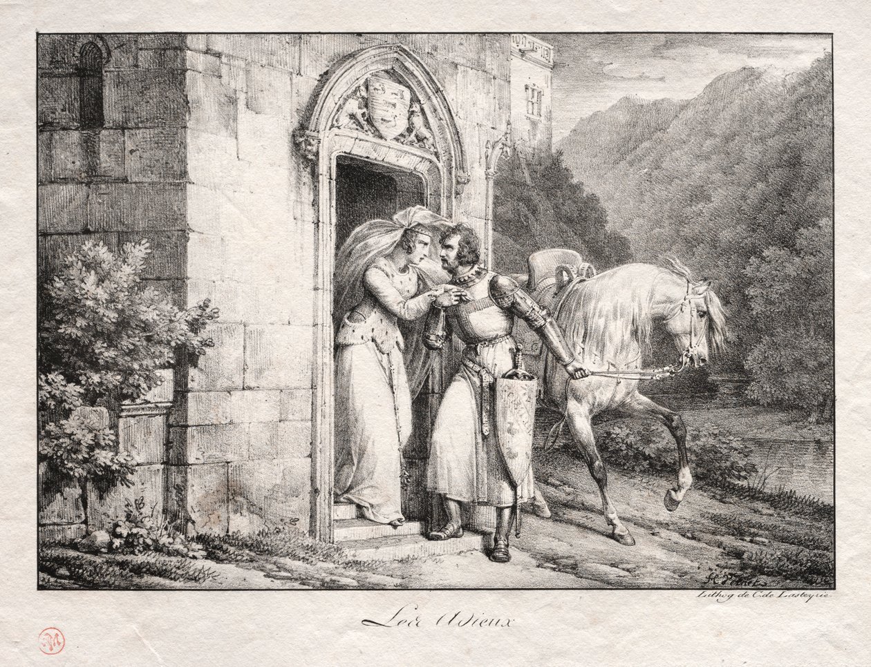 Les Adieux - Emile Jean Horace Vernet