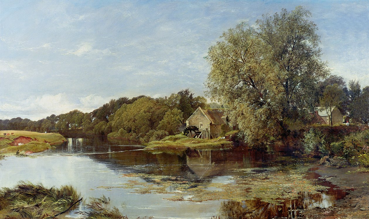 À Milton Mill, sur la rivière Irvine, 1855 - Horatio McCulloch