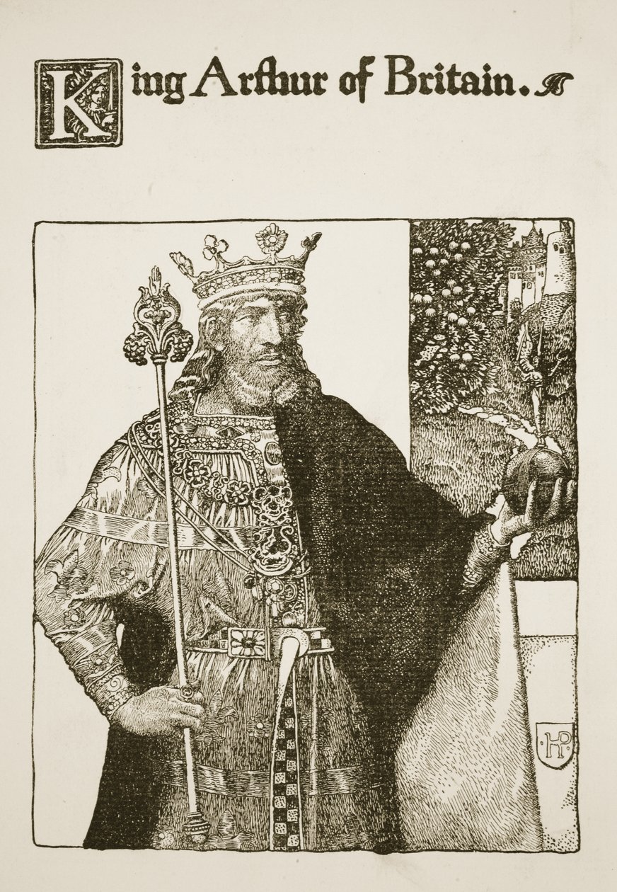 Le roi Arthur de Bretagne, illustration de 