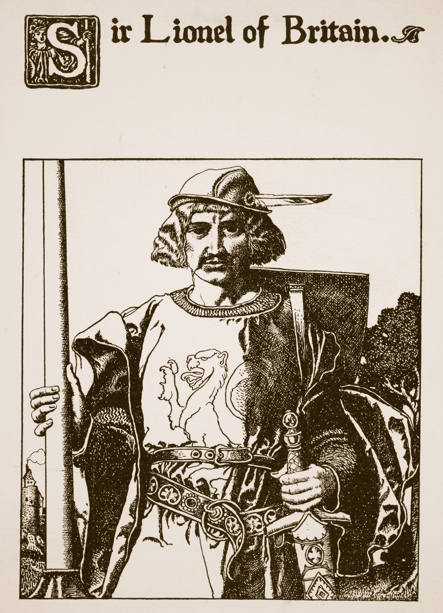 Sir Lionel de Bretagne, illustration de 