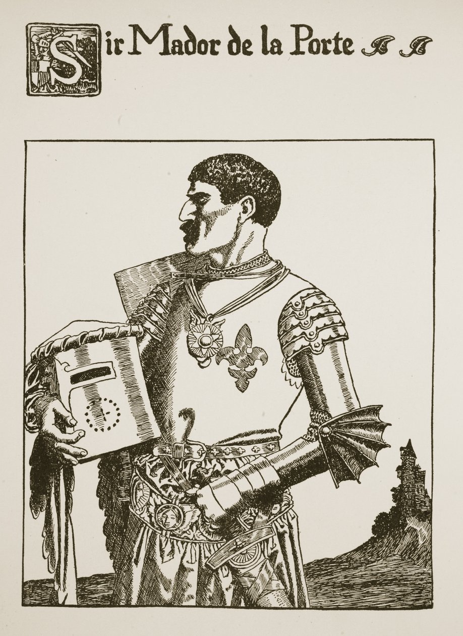 Sir Mador de la Porte, illustration de 