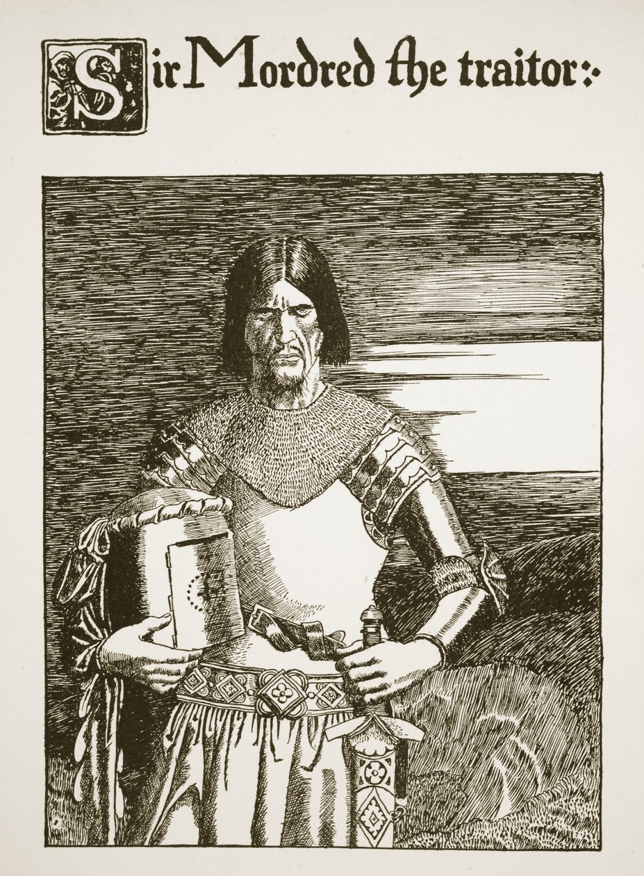 Sir Mordred le traître, illustration de 
