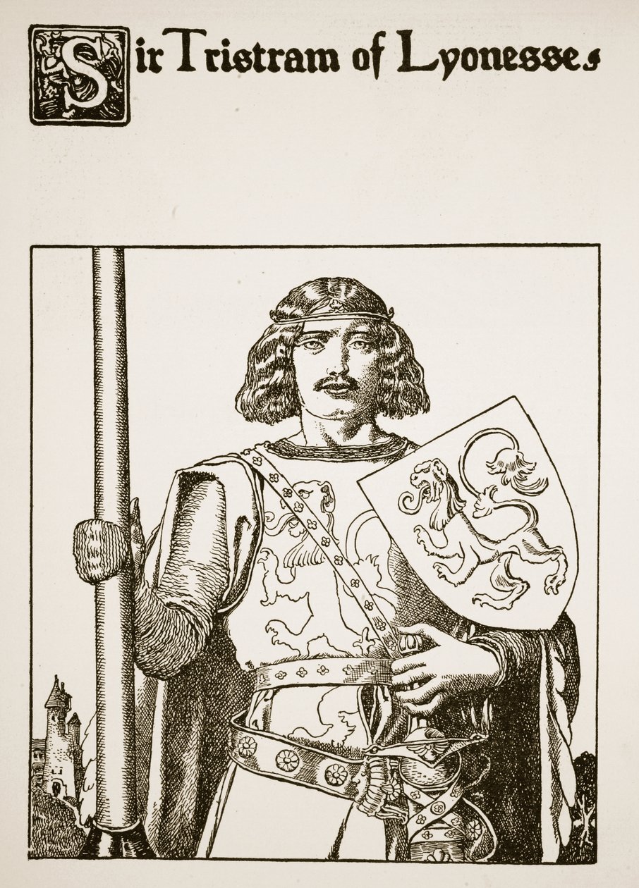 Sir Tristram de Lyonesse, illustration de 