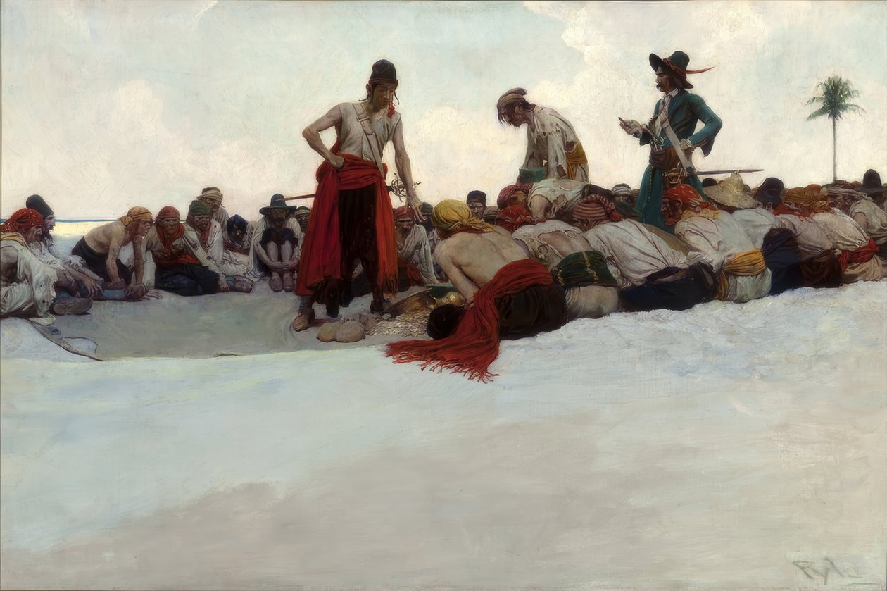 Le trésor a été partagé - Howard Pyle