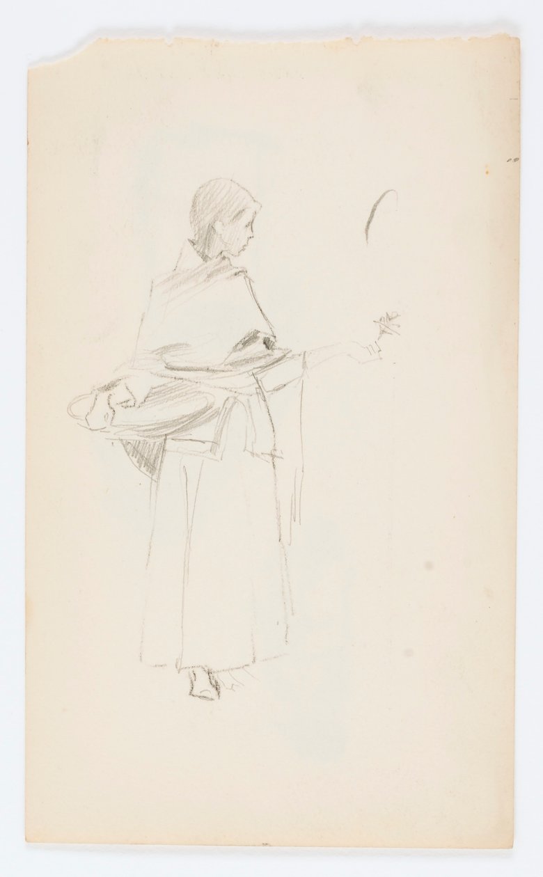 Sans titre (Fille à la fleur) - Howard Russell Butler