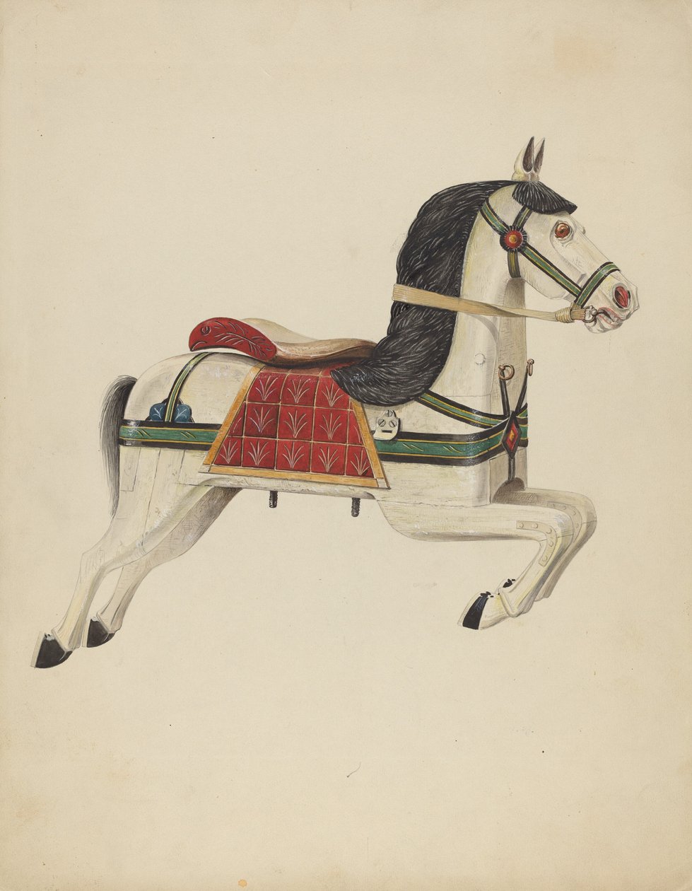 Cheval de carrousel - Howard Weld