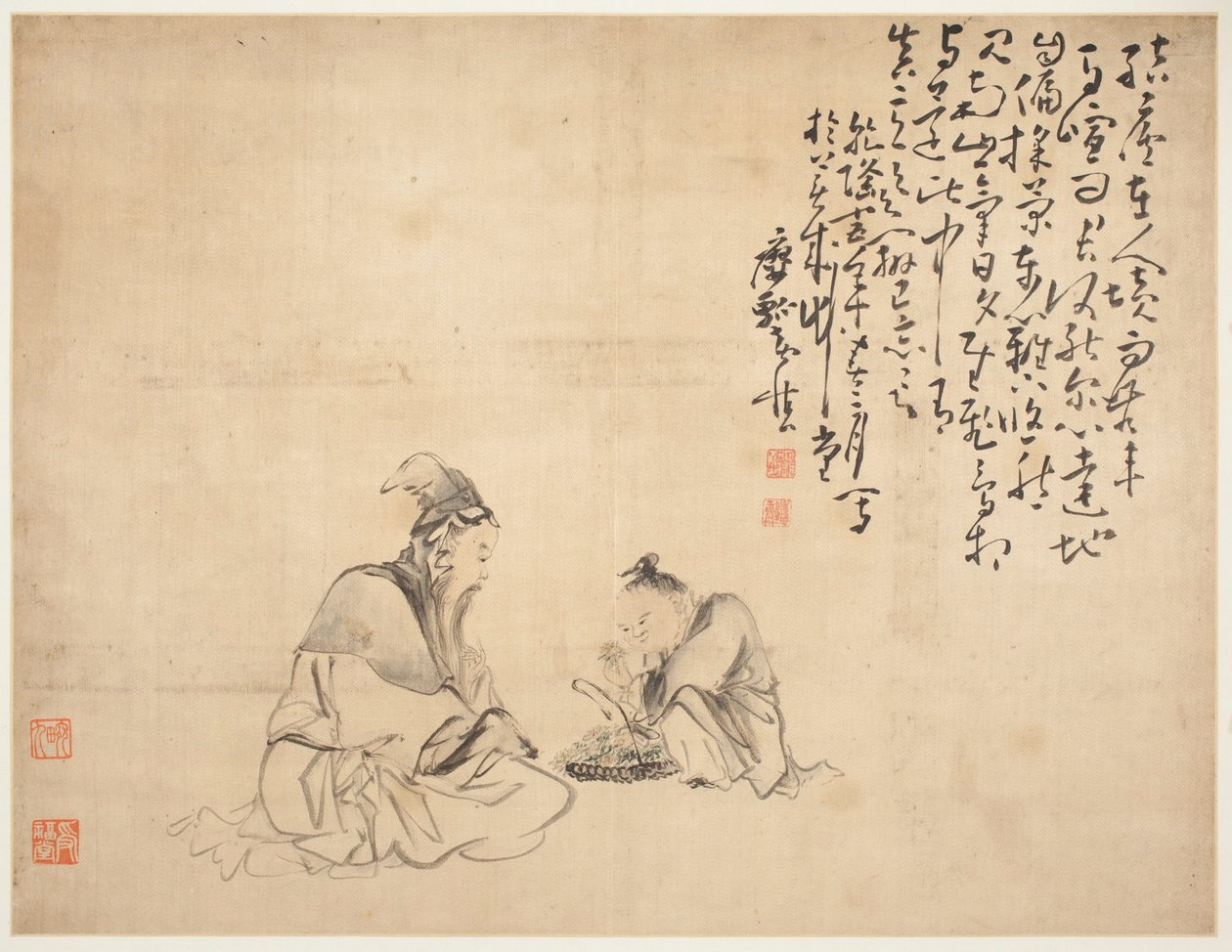 Paysages et figures : Figures - Huang Shen