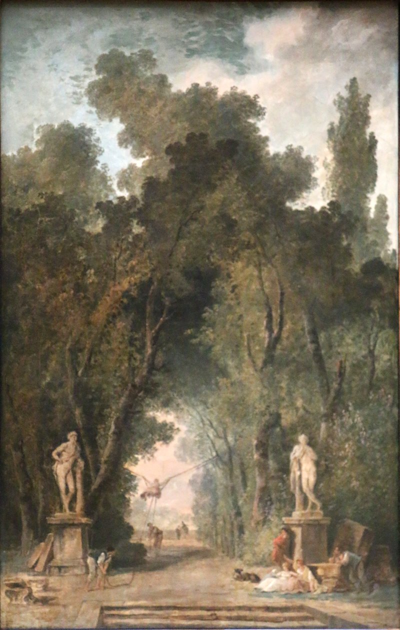 Allée dans un parc - Hubert Robert