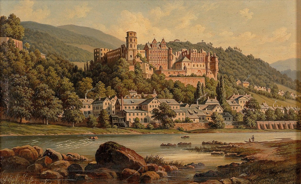 Vue de Heidelberg - Hubert Sattler