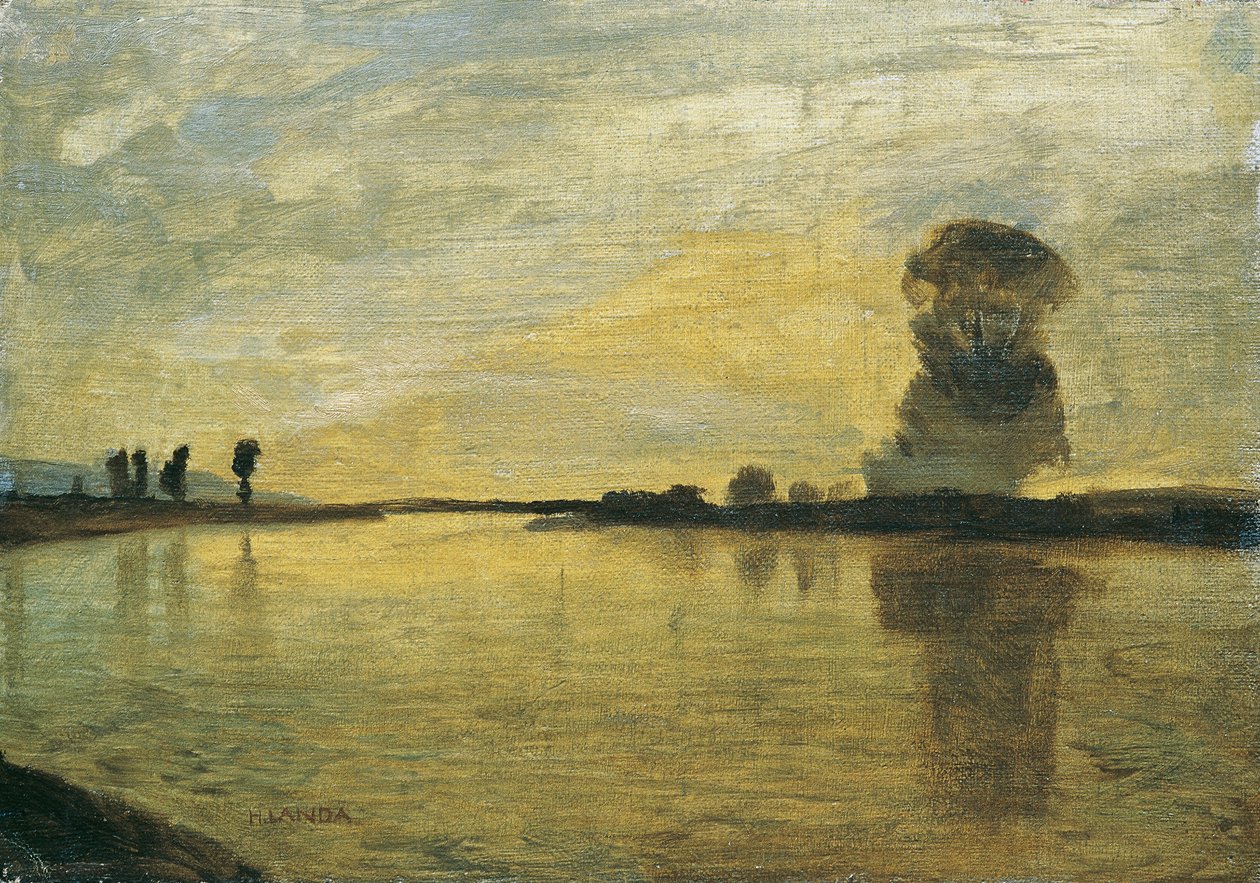 Paysage du Danube - Hubert Landa