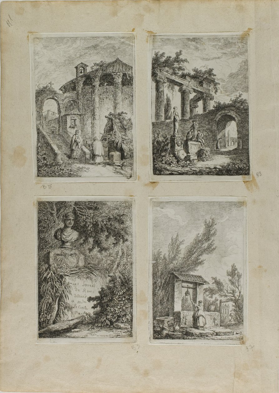 Soirées à Rome - Hubert Robert
