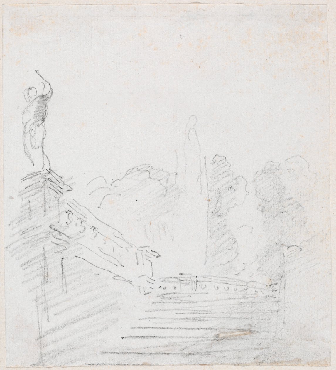 Escalier monumental - Hubert Robert