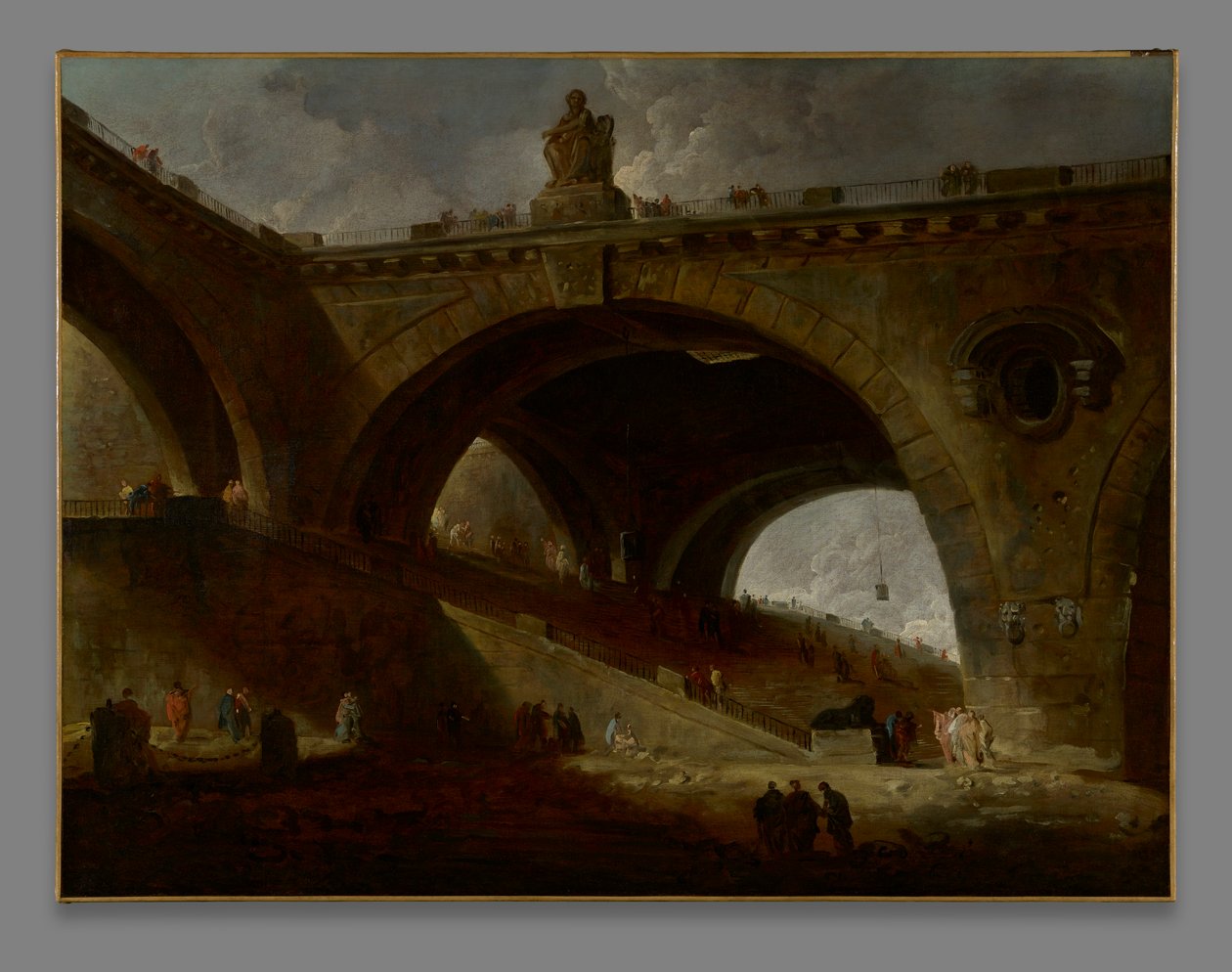 Le Vieux Pont - Hubert Robert