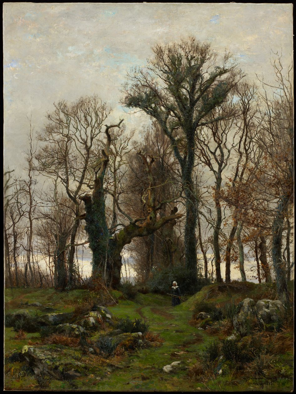 Bord de la lande, Bretagne, 1877 - Hugh Bolton Jones
