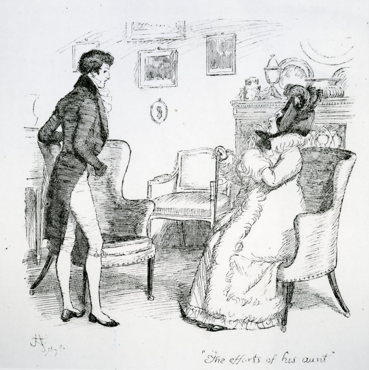 Les efforts de sa tante, illustration de 