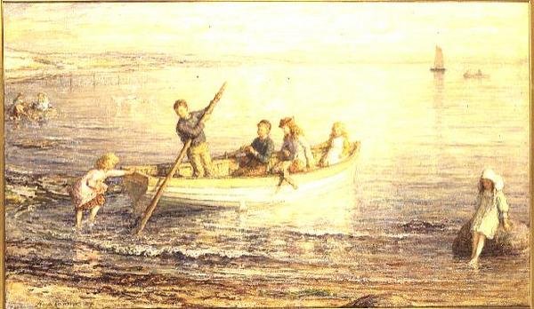Enfants en bateau - Hugh Cameron