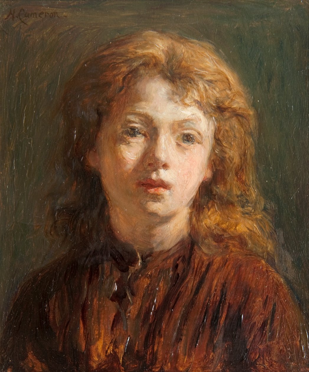 Tête de fille - Hugh Cameron