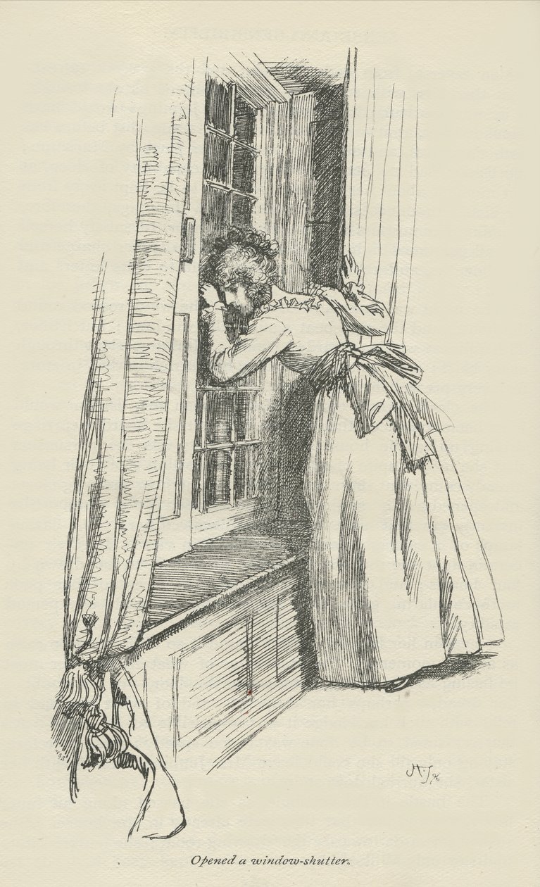 Ouvert un volet, 1896 - Hugh Thomson