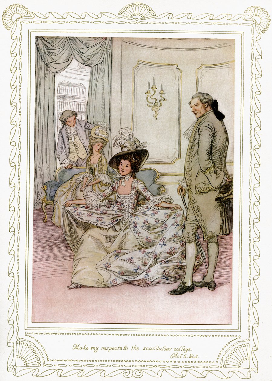 Pièce de Richard Brinsley Sheridan - Hugh Thomson