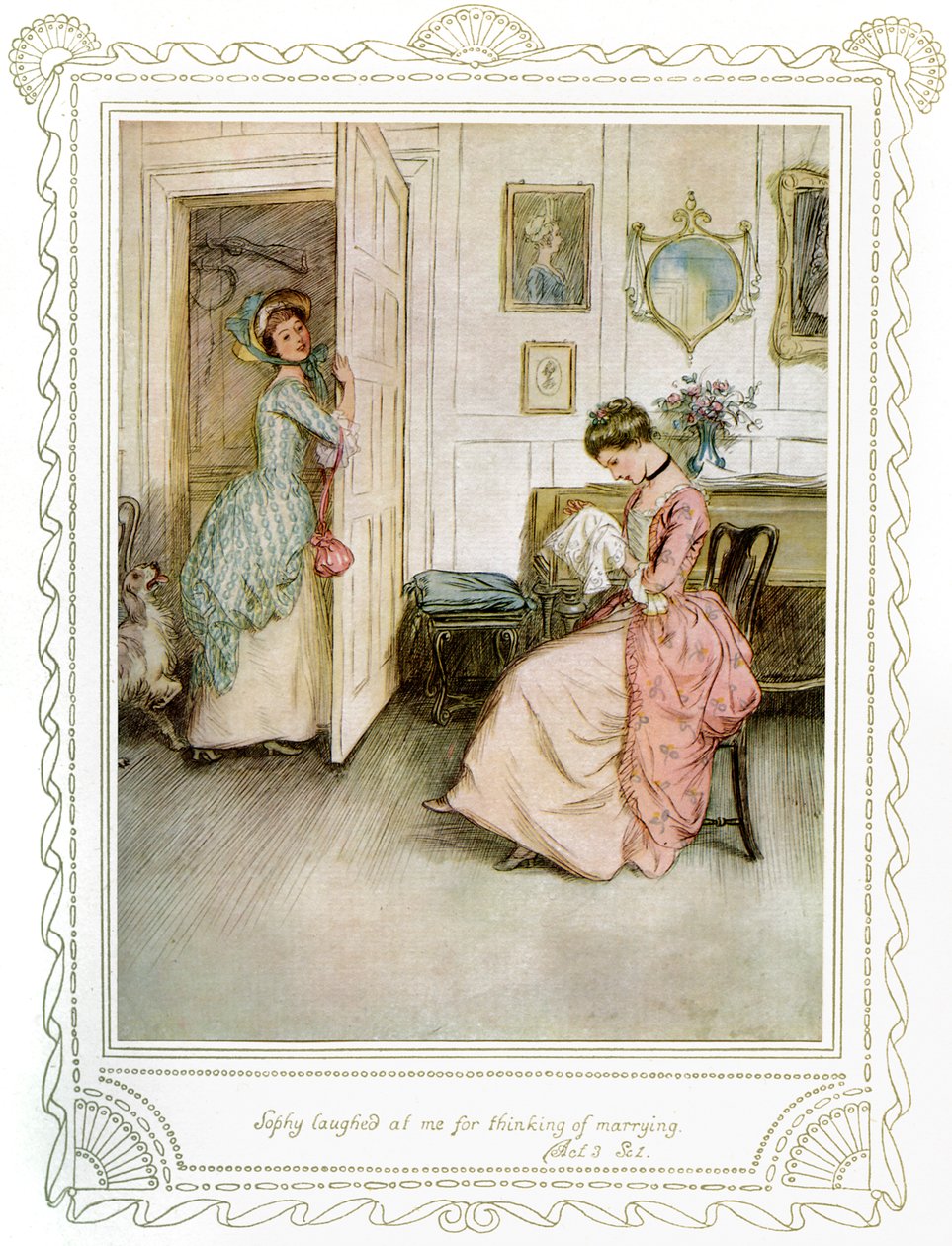 La pièce de Richard Brinsley Sheridan - Hugh Thomson