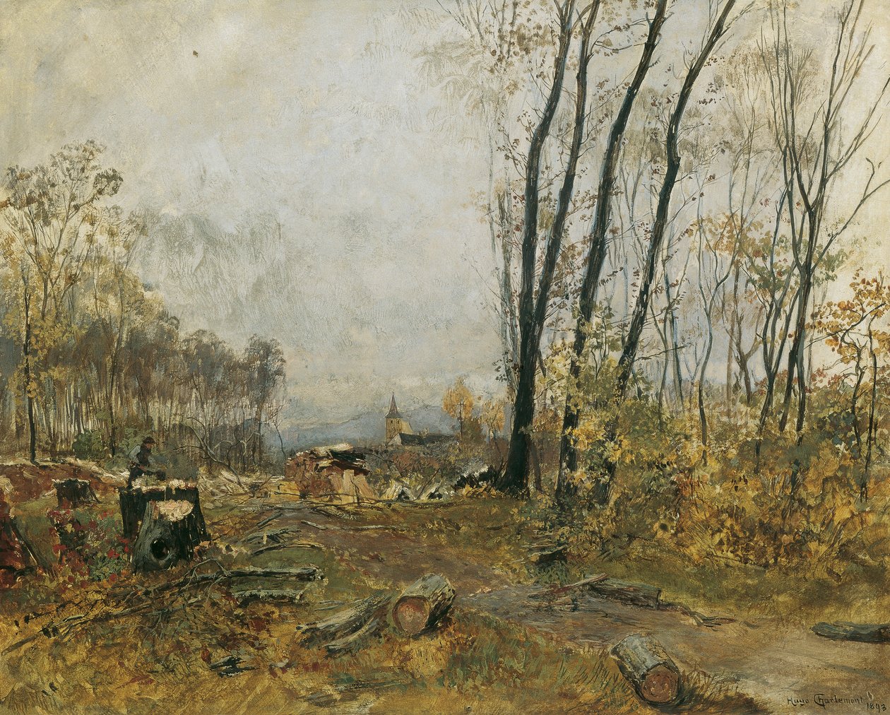 Pré près de Klosterneuburg - Hugo Charlemont