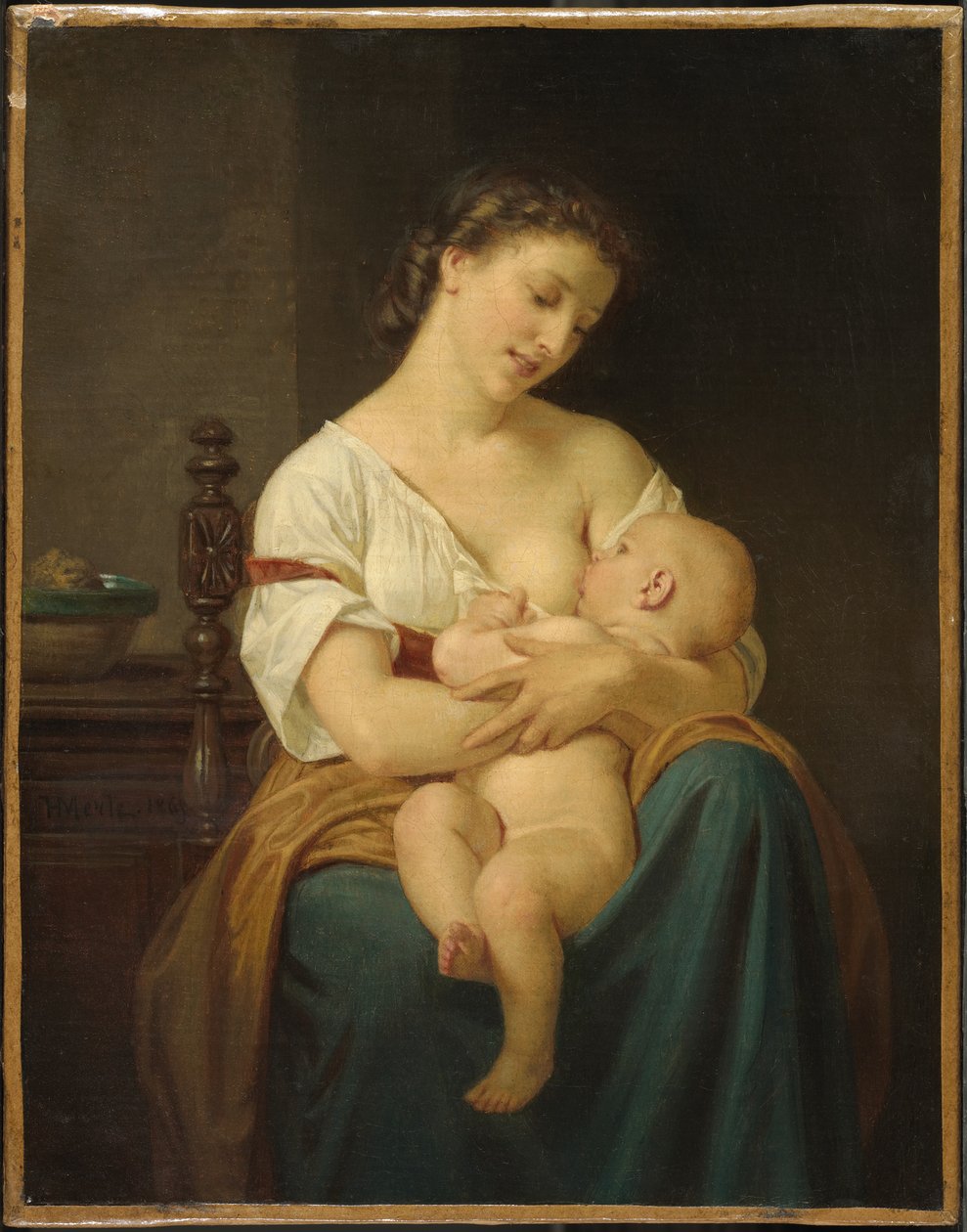 Mère et enfant, vers 1869 - Hugues Merle