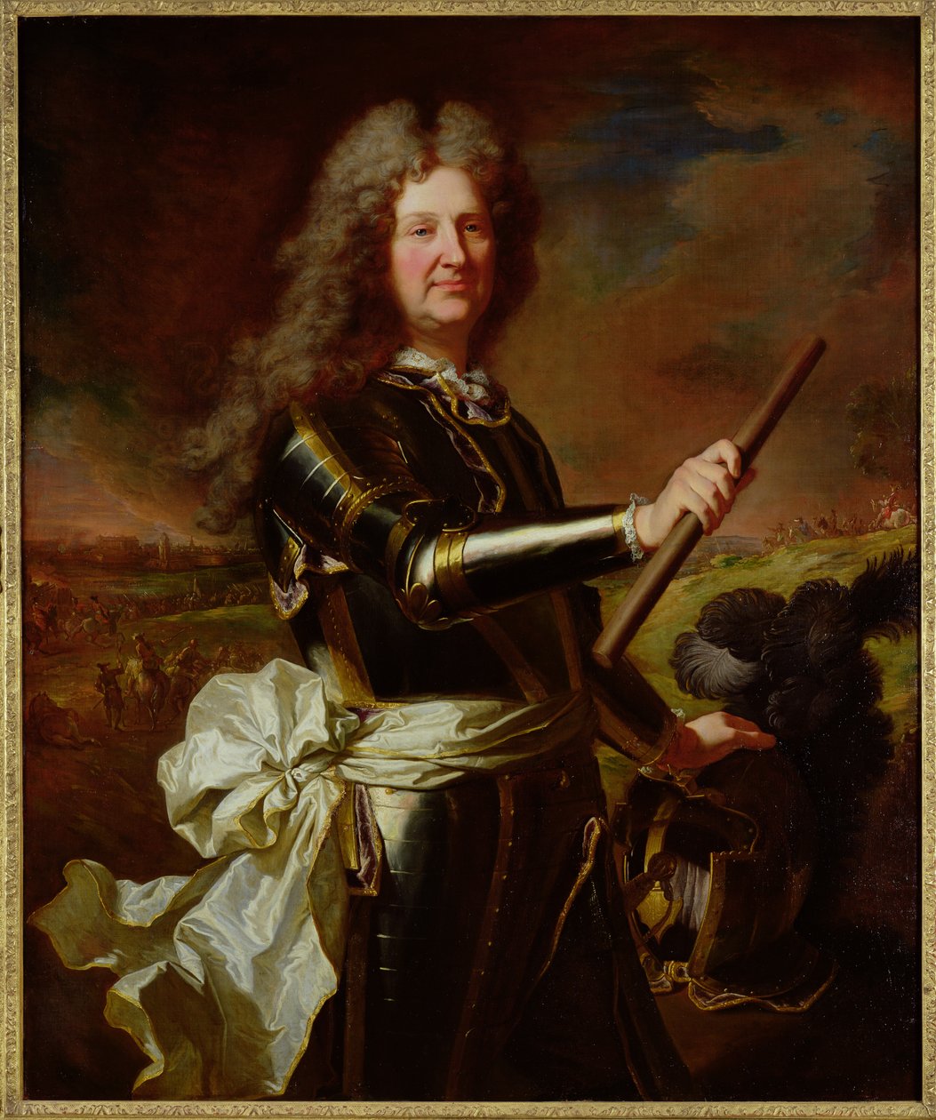 Portrait de Charles-Auguste de Matignon, Comte de Gace, Maréchal de France (1647-1724) 1691 - Hyacinthe Francois Rigaud