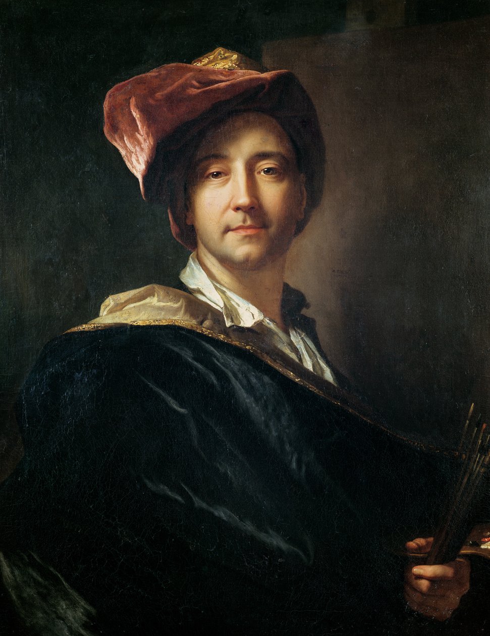 Autoportrait en turban, 1700 - Hyacinthe Francois Rigaud